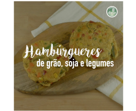 Hambúrgueres Vegan de Grão e Farinha 100% de Avelã Bio Diese