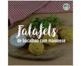 Falafels de bacalhau c/ maionese